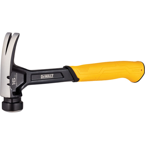 Marteau en acier avec panne arrache-clous, 16 oz, Prise en Acier plein SPOC Demo