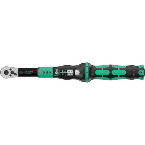 Cl&eacute; dynamom&eacute;trique Click-Torque Lock A 5 r&eacute;glable avec fonction Torque Lock, &agrave; cliquer, Entraînement 1/4" carr&eacute;, 1 - 18 lb-pi SPOC Demo