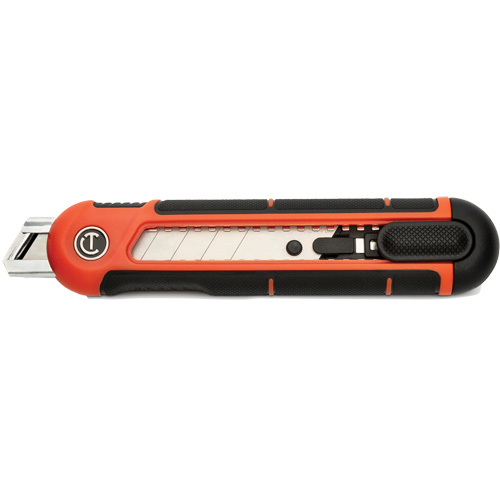 18mm Snap Off Blade Retractable Knife, Steel, Plastic Handle SPOC Demo