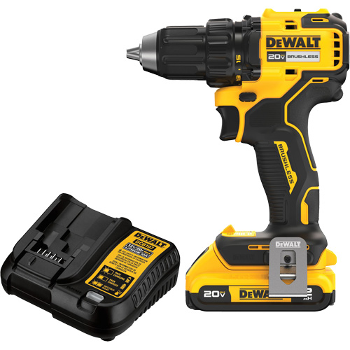 Ensemble de perceuse-visseuse sans fil et sans balai, Lithium-ion, 20 V, Mandrin 1/2" SPOC Demo