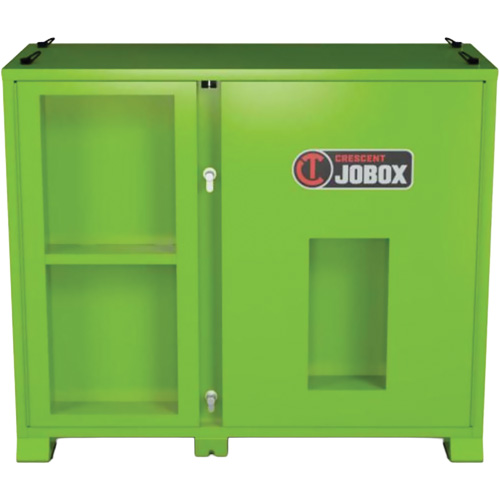 Onsite PPE Storage Cabinet, Steel, High-Visibility Lime Green SPOC Demo