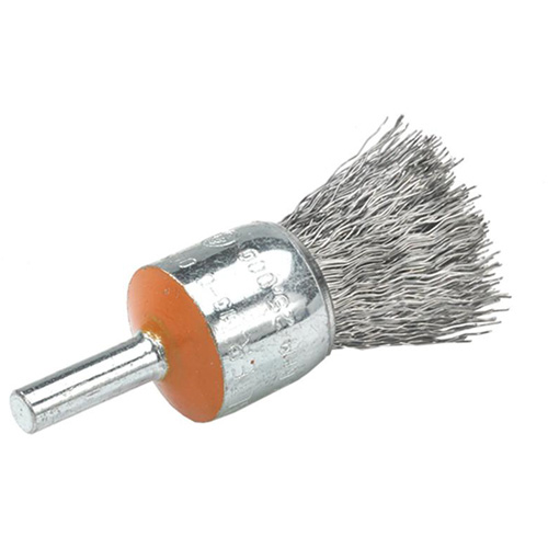Brosses mont&eacute;es &agrave; fils cr&ecirc;p&eacute;s, 3/4", Fils 0,014", Tige 1/4" SPOC Demo