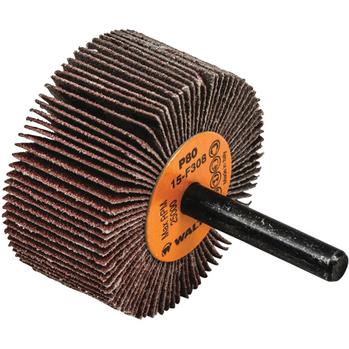 Flap Wheels-Coolcut Flap Wheels, Aluminum Oxide, 80 Grit, 2" x 1" x 1/4" SPOC Demo