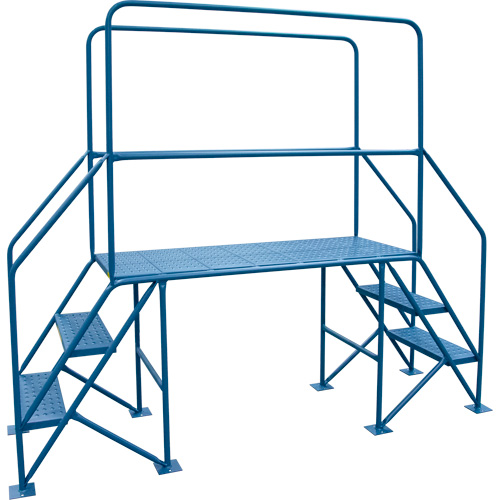 Crossover Ladder, 35-1/2" Overall Span, 31-1/2" H x 22" D, 22" Step Width SPOC Demo