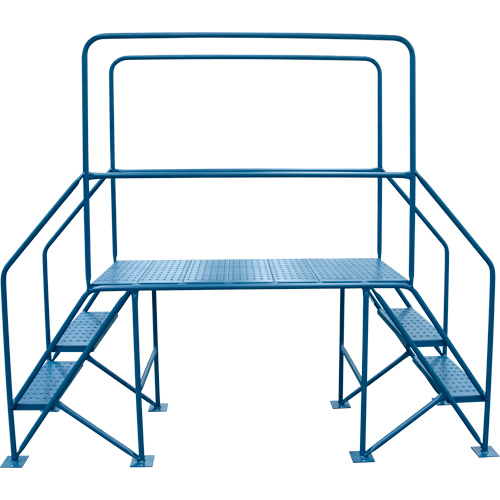 Crossover Ladder, 35-1/2" Overall Span, 31-1/2" H x 22" D, 22" Step Width SPOC Demo