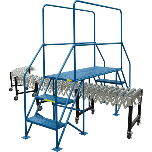 Crossover Ladder, 35-1/2" Overall Span, 31-1/2" H x 22" D, 22" Step Width SPOC Demo