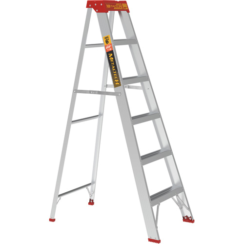 Step Ladder, 6', Aluminum, 200 lbs. Capacity, Type 3 SPOC Demo