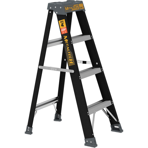Step Ladder, 4', Fibreglass, 250 lbs. Capacity, Type 1 SPOC Demo