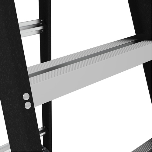 Step Ladder with Paint Tray, 10', Fibreglass, 250 lbs. Capacity, Type 1 SPOC Demo