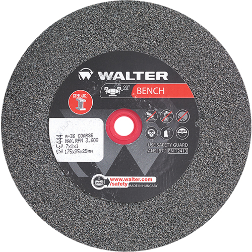Bench Grinding Wheels, 7" x 1", 1" Arbor, 1 SPOC Demo