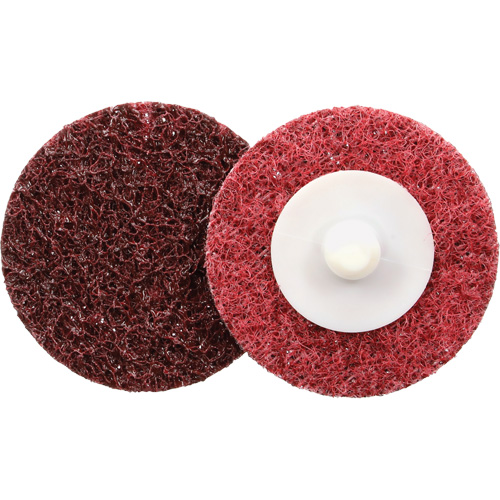 Disque de conditionnement de surface &agrave; remplacement rapide Standard Abrasives, 2" dia., Grain Moyen, Oxyde d'aluminium SPOC Demo