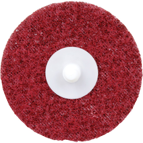 Disque de conditionnement de surface &agrave; remplacement rapide Standard Abrasives, 3" dia., Grain Moyen, Oxyde d'aluminium SPOC Demo