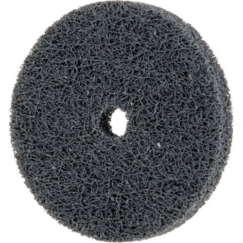 Standard Abrasives 500 Series Soft Density Unitized Wheels, 2" x 1/4", 1/4" Arbor, Fine Grit, Silicon Carbide SPOC Demo