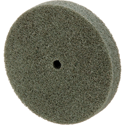 Meule homog&egrave;ne &agrave; faible densit&eacute; de s&eacute;rie 500 Standard Abrasives, 3" x 1/2", Arbre de 1/4", Grain de Moyen, Oxyde d'aluminium SPOC Demo
