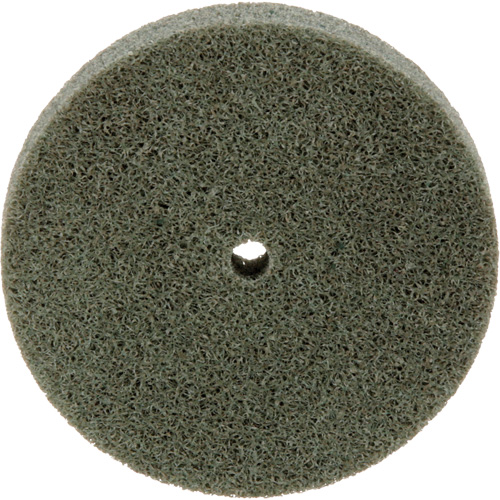 Meule homog&egrave;ne &agrave; faible densit&eacute; de s&eacute;rie 500 Standard Abrasives, 3" x 1/2", Arbre de 1/4", Grain de Moyen, Oxyde d'aluminium SPOC Demo