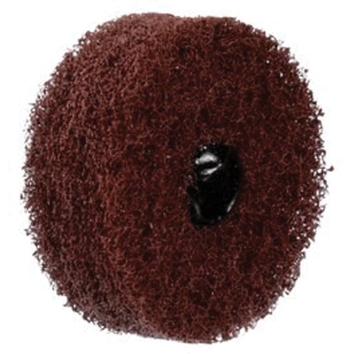 Standard Abrasives Buff & Blend Wheel, 3" Dia. x 3" W, 1/4" Arbor, Aluminum Oxide SPOC Demo