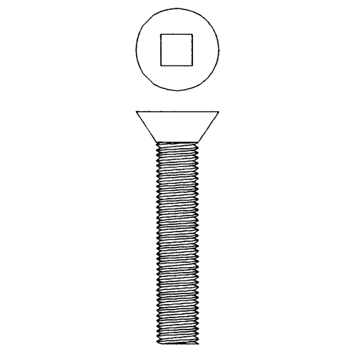 Flat Head Machine Screws, #10-24 x 1-3/4" L, Zinc Plated SPOC Demo