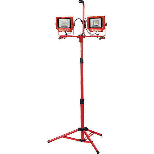 Twin Work Light with Tripod, LED, 40 W, 6000 Lumens, Aluminum Housing SPOC Demo