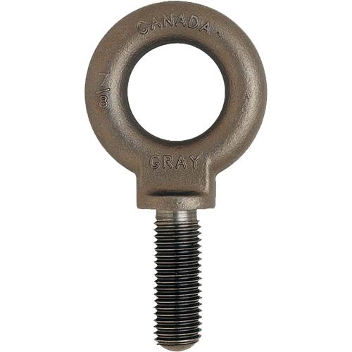 Eye Bolt, 1-11/16" Dia., 2-1/4" L, Uncoated Natural Finish, 10600 lbs. (5.3 tons) Capacity SPOC Demo