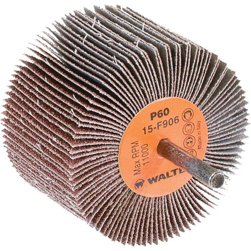 Flap Wheels-Coolcut Flap Wheels, Aluminum Oxide, 60 Grit, 3" x 2" x 1/4" SPOC Demo
