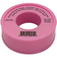 Teflon&reg; Tape, 520" L x 1/2" W, Pink SPOC Demo
