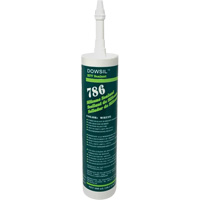 Dowsil 786 Silicone Sealant, 300 ml, Cartridge, White SPOC Demo