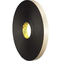 Double-Coated Foam Tape, 66 m (216') L x 12.7 mm (1/2") W, 31 mils, Polyethylene SPOC Demo