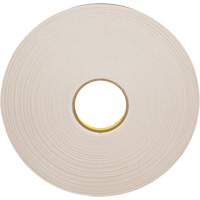Double-Coated Foam Tape, 66 m (216') L x 12.7 mm (1/2") W, 31 mils, Polyethylene SPOC Demo
