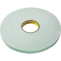 Double-Coated Foam Tape, 33 m (108') L x 18 mm (3/4") W, 62.5 mils, Urethane SPOC Demo