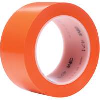 Ruban en vinyle 471, 50,8 mm (2") la x 32,9 m (108') lo, 5,2 mils, Orange SPOC Demo