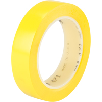 Ruban en vinyle 471, 25,4 mm (1") la x 32,9 m (108') lo, 5,3 mils, Jaune SPOC Demo