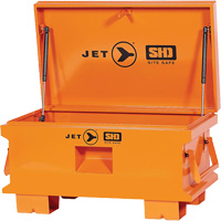 JSB-3219 Super Heavy-Duty Jobsite Tool Storage Box, 32-1/8" x 19" x 17-1/2", Steel, Orange SPOC Demo