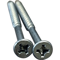 Phillips/Square Particle Board Screw, #8 x 3" L, Plain SPOC Demo