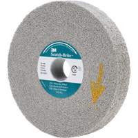 Scotch-Brite EXL Deburring Wheels, 6" x 1", 1" Arbor, Aluminum Oxide SPOC Demo