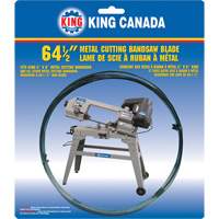Bandsaw Metal Blade, Carbon Steel, 64-1/2" L x 1/2" W x 0.025" Thick, 10 TPI SPOC Demo