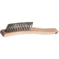 V-Groove Long Handle Scratch Brushes, Stainless Steel, 3 x 14 Wire Rows, 13-3/4" Long SPOC Demo