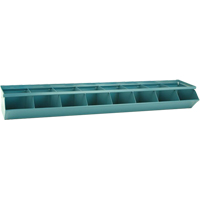 Sectional Bin Units, 100 lbs. Cap., 37" W x 8" D x 4-1/2" H, Blue SPOC Demo