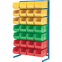 Stationary Bin Racks  -Single-Sided - Rack Only, 36" W x 12" D x 61" H SPOC Demo
