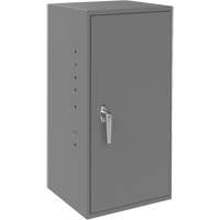 Armoires utilitaires, Acier, 2 Tablettes, 30" h x 13-3/4" la x 12-3/4" P, Gris SPOC Demo