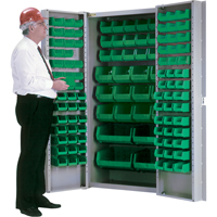 Deep-Door Combination Cabinet, 38" W x 24" D x 72" H, 36 Shelves SPOC Demo