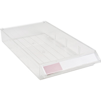 Tiroir de rechange pour armoires de pi&egrave;ces KPC-300, Plastique, 5-3/8" la x 9-13/16" p, 1-3/5" h, Transparent SPOC Demo