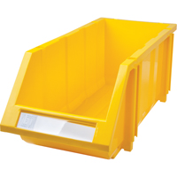 Stack & Hang Bin, 7-7/8" W x 7" H x 17-11/16" D, Yellow SPOC Demo