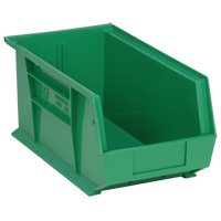 Bacs ultra empilable & suspendable, 8-1/4" la, 7" h x 14-3/4" p, Vert SPOC Demo