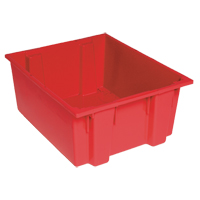 Contenants Stack & Nest, 8" x 19,5" x 13,5", Rouge SPOC Demo