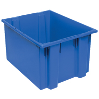Stack & Nest Totes, 13" x 23.5" x 19.5", Blue SPOC Demo