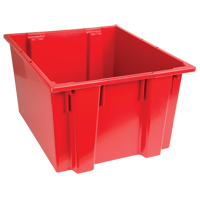 Stack & Nest Totes, 13" x 23.5" x 19.5", Red SPOC Demo