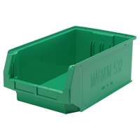 Giant Stacking Containers, 12.375" W x 19.75" D x 7.875" H, Green SPOC Demo