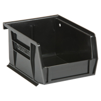 Bacs ultra empilable & suspendable, 4-1/8" la, 3" h x 5-3/8" p, Noir SPOC Demo