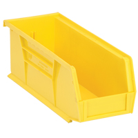 Bacs ultra empilable & suspendable, 4-1/8" la, 4" h x 10-7/8" p, Jaune SPOC Demo