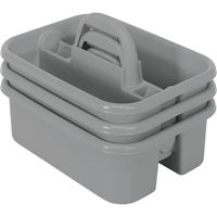 Supply Caddy, 8-3/4" x 13-3/8" x 13-3/8", Grey SPOC Demo